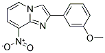 2-(3-METHOXY-PHENYL)-8-NITRO-IMIDAZO[1,2-A]PYRIDINE 结构式