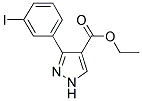 ETHYL-3-(3-IODOPHENYL) PYRAZOLE-4-CARBOXYLATE 结构式