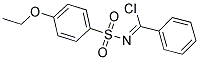 N-(CHLORO-PHENYL-METHYLENE)-4-ETHOXY-BENZENESULFONAMIDE 结构式