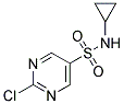 2-CHLORO-PYRIMIDINE-5-SULFONIC ACID CYCLOPROPYLAMIDE 结构式