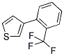 3-(2-TRIFLUOROMETHYL-PHENYL)-THIOPHENE 结构式