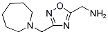 ([3-(AZEPAN-1-YLMETHYL)-1,2,4-OXADIAZOL-5-YL]METHYL)AMINE 结构式