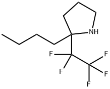 2-丁基-2-(全氟乙基)吡咯烷 结构式
