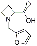 1-(2-FURYLMETHYL)-2-AZETIDINECARBOXYLIC ACID 结构式