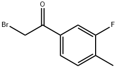 3-氟-4-甲基苯甲酰甲基溴 结构式