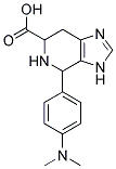 4-(4-DIMETHYLAMINO-PHENYL)-4,5,6,7-TETRAHYDRO-3H-IMIDAZO[4,5-C]PYRIDINE-6-CARBOXYLIC ACID 结构式