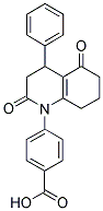 4-(2,5-DIOXO-4-PHENYL-3,4,5,6,7,8-HEXAHYDRO-2H-QUINOLIN-1-YL)-BENZOIC ACID 结构式