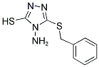 4-AMINO-5-(BENZYLTHIO)-4H-1,2,4-TRIAZOLE-3-THIOL 结构式