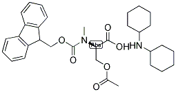 FMOC-D-MESER(AC)-OH DCHA 结构式
