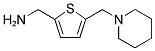 [5-(1-PIPERIDINYLMETHYL)-2-THIENYL]METHANAMINE 结构式