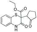 ETHYL 3-OXO-2-(2-OXOCYCLOPENTYL)-3,4-DIHYDRO-2H-1,4-BENZOTHIAZINE-2-CARBOXYLATE 结构式