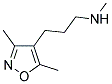 N-[3-(3,5-DIMETHYL-4-ISOXAZOLYL)PROPYL]-N-METHYLAMINE 结构式