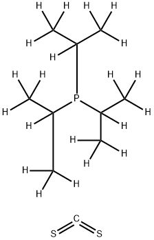 TRI-ISO-PROPYL-D21-PHOSPHINE CARBON DISULFIDE COMPLEX 结构式