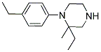 2-ETHYL-1-(4-ETHYLPHENYL)-2-METHYLPIPERAZINE 结构式