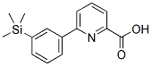 6-[3-(TRIMETHYLSILYL)PHENYL]PYRIDINE-2-CARBOXYLIC ACID 结构式