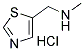 METHYL-THIAZOL-5-YLMETHYL-AMINE HYDROCHLORIDE 结构式