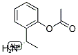 (S)-2-(1-AMINOETHYL)PHENYL ACETATE 结构式