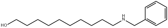 10-苄氨基-1-癸醇 结构式