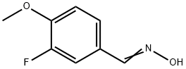 N-[(3-氟-4-甲氧基苯基)亚甲基]羟胺 结构式