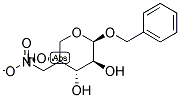 BENZYL 4-C-NITROMETHYLENE-BETA-D-ARABINOPYRANOSIDE 结构式