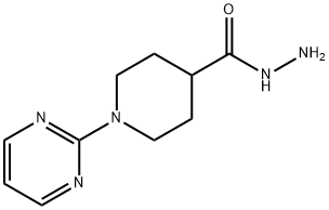 1-(嘧啶-2-基)哌啶-4-碳酰肼 结构式