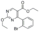 ETHYL-2-ETHOXY-4-(2-BROMOPHENYL) PYRIMIDINE-5-CARBOXYLATE 结构式