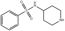 N-哌啶-4-基苯磺酰胺 结构式