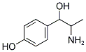 4-(2-AMINO-1-HYDROXYPROPYL)PHENOL 结构式