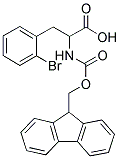 FMOC-2-BROMO-DL-PHENYLALANINE 结构式