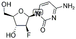 4-AMINO-1-((2R,3S,4R,5R)-3-FLUORO-4-HYDROXY-5-HYDROXYMETHYL-TETRAHYDRO-FURAN-2-YL)-1H-PYRIMIDIN-2-ONE 结构式