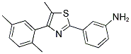 3-[4-(2,5-DIMETHYL-PHENYL)-5-METHYL-THIAZOL-2-YL]-PHENYLAMINE 结构式