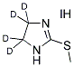 2-METHYLTHIO-2-IMIDAZOLINE-4,5-D4, HYDROIODIDE 结构式