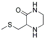 3-METHYLSULFANYLMETHYL-PIPERAZIN-2-ONE 结构式