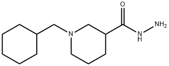 1-(环己基甲基)哌啶-3-碳酰肼 结构式