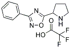 2-(3-PHENYL-[1,2,4]OXADIAZOL-5-YL)-PYRROLIDINE TRIFLUORO-ACETATE 结构式