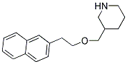 3-([2-(2-NAPHTHYL)ETHOXY]METHYL)PIPERIDINE 结构式