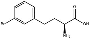 (S)-2-AMINO-4-(3-BROMO-PHENYL)-BUTYRIC ACID 结构式