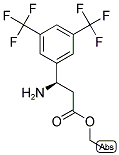 (R)-ETHYL 3-(3,5-BIS(TRIFLUOROMETHYL)PHENYL)-3-AMINOPROPANOATE 结构式