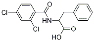 2-[(2,4-DICHLOROBENZOYL)AMINO]-3-PHENYLPROPANOIC ACID 结构式