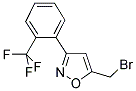 5-BROMOMETHYL-3-(2-TRIFLUOROMETHYL-PHENYL)-ISOXAZOLE 结构式