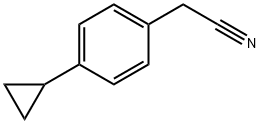 (4-CYCLOPROPYLPHENYL)ACETONITRILE 结构式