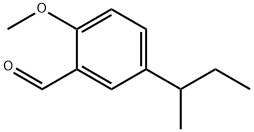 5-(仲丁基)-2-甲氧基苯甲醛 结构式