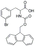 FMOC-DL-3-BROMOPHENYLALANINE 结构式