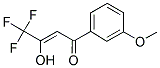 (2Z)-4,4,4-TRIFLUORO-3-HYDROXY-1-(3-METHOXYPHENYL)BUT-2-EN-1-ONE 结构式