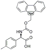 (R)-[(9H-FLUOREN-9-YLMETHOXYCARBONYLAMINO)]-P-TOLYL-ACETIC ACID 结构式