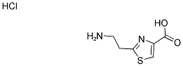 2-(2-AMINOETHYL)-1,3-THIAZOLE-4-CARBOXYLIC ACID HYDROCHLORIDE 结构式