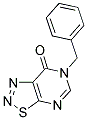 6-BENZYL[1,2,3]THIADIAZOLO[5,4-D]PYRIMIDIN-7(6H)-ONE 结构式