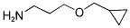 3-(CYCLOPROPYLMETHOXY)PROPAN-1-AMINE 结构式