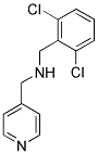 N-(2,6-DICHLOROBENZYL)-N-(PYRIDIN-4-YLMETHYL)AMINE 结构式