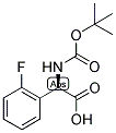 (R)-TERT-BUTOXYCARBONYLAMINO-(2-FLUORO-PHENYL)-ACETIC ACID 结构式